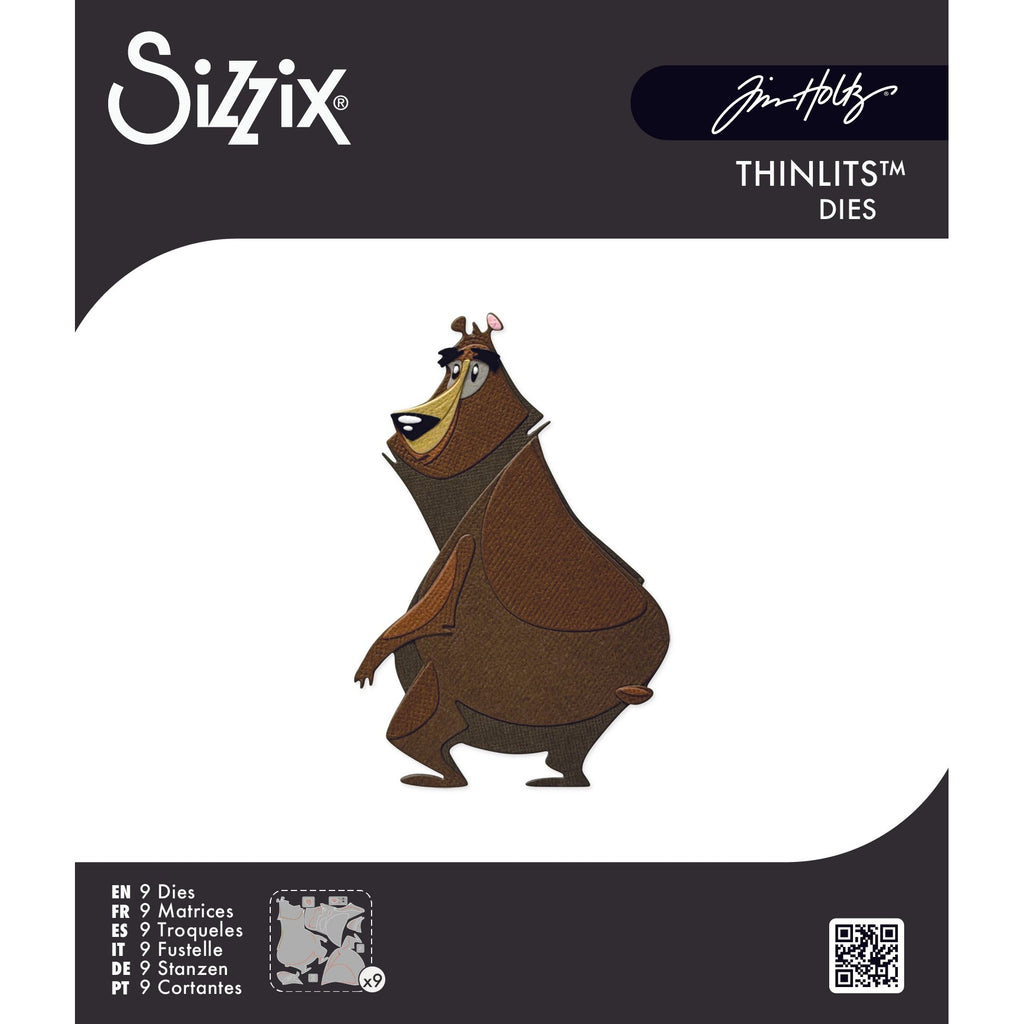 Tim Holtz Sizzix THEODORE Colorize Thinlits Dies 664410