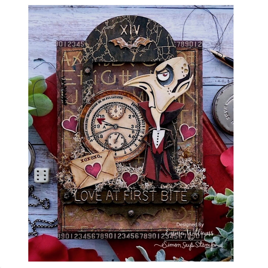Tim Holtz Sizzix THE COUNT Colorize Thinlits Dies 665557 love at first bite | color-code:ALT01