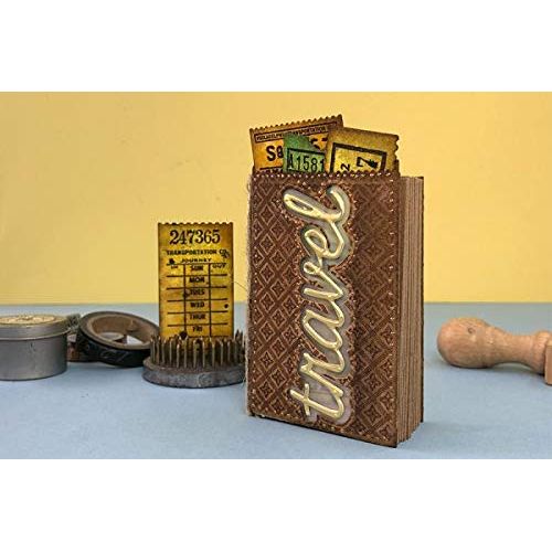 Tim Holtz Sizzix TICKET BOOTH Thinlits Die 662698 travel