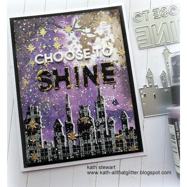 Tim Holtz Sizzix Vault Christmas Magic Thinlits Dies 666718 night sky | color-code:ALT03