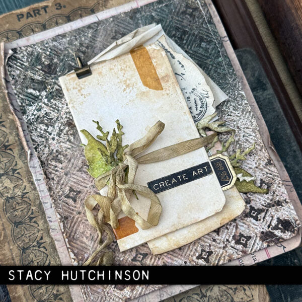 Tim Holtz Sizzix Vault Embossing Folders March 2025 I Want It All Bundle create art