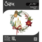 Tim Holtz Sizzix Vault Festive Wreath Thinlits Dies 666715