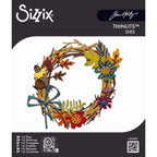 Tim Holtz Sizzix Vault Foliage Wreath Thinlits Dies 666682a