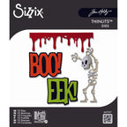 Tim Holtz Sizzix Vault Frights and Bones Thinlits Dies 667237