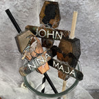 Tim Holtz Sizzix Vault Gothic Portraits Thinlits Dies 666681 halloween coffin straws nina straume names crow bat