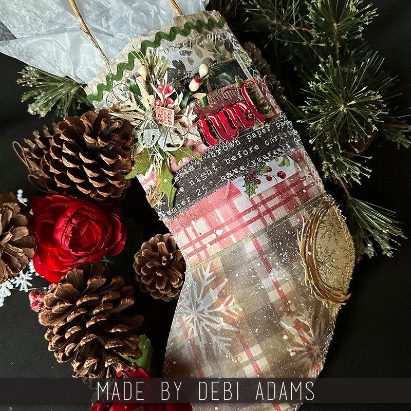 Tim Holtz Sizzix Vault Holiday Classic Thinlits Dies 666716 stocking