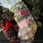 Tim Holtz Sizzix Vault Holiday Classic Thinlits Dies 666716 stocking