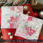 Tim Holtz Sizzix Vault Holiday Classic Thinlits Dies 666716 winter wishes
