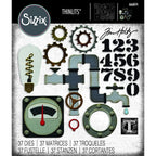 Tim Holtz Sizzix Vault Industrial Thinlits Dies 666874