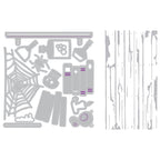 Tim Holtz Sizzix Vault Laboratory Sidekick Side-Order Thinlits Dies and Texture Fade 666911 line work