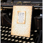 Tim Holtz Sizzix Vault Lace ML Embossing Folder 666865 life happens