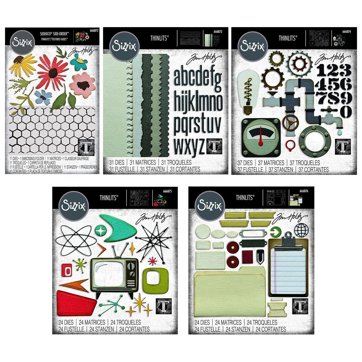 Tim Holtz Sizzix Vault March 2025 I Want It All Bundle