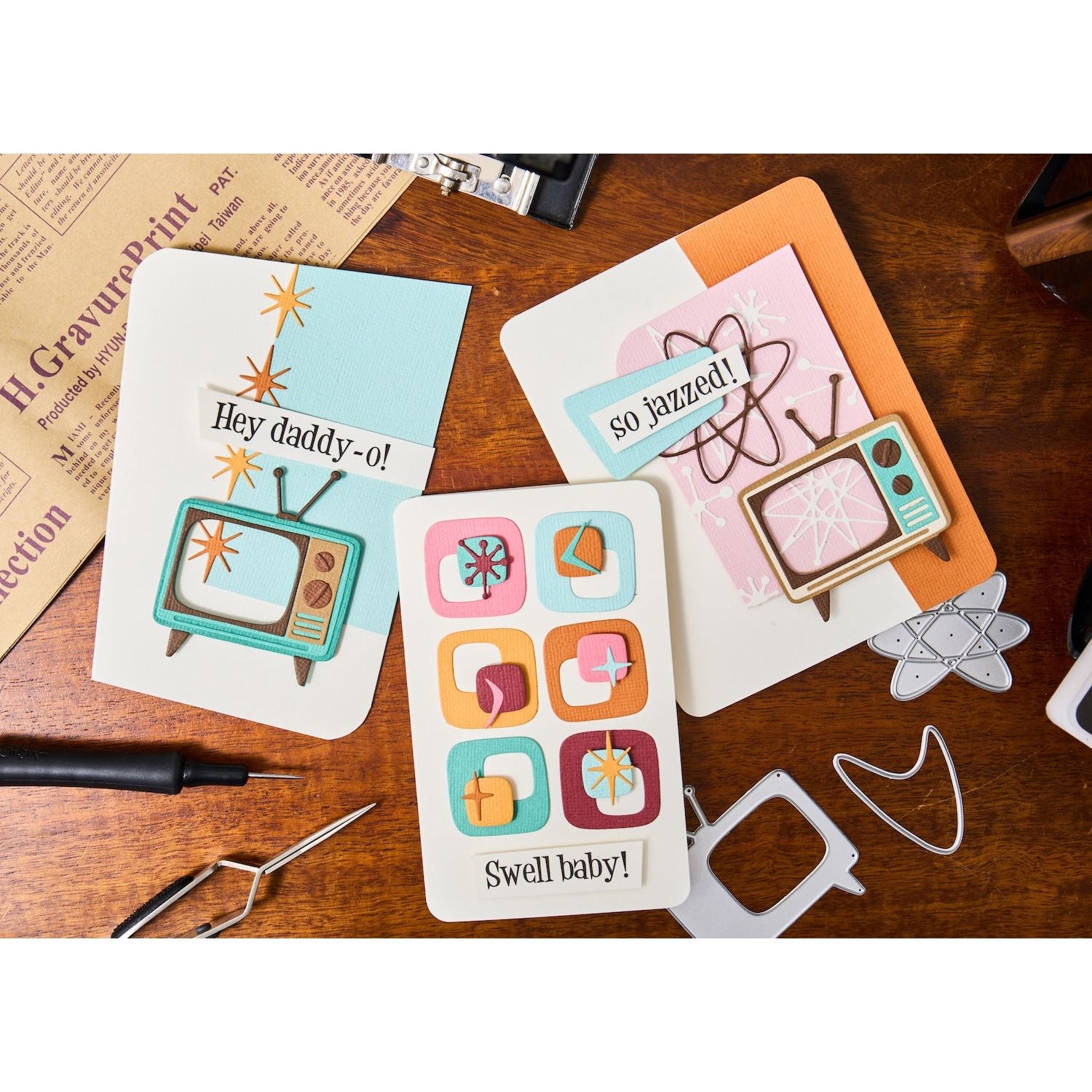 Tim Holtz Sizzix Vault March 2025 I Want It All Bundle atomic