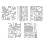Tim Holtz Sizzix Vault March 2025 I Want It All Bundle line art
