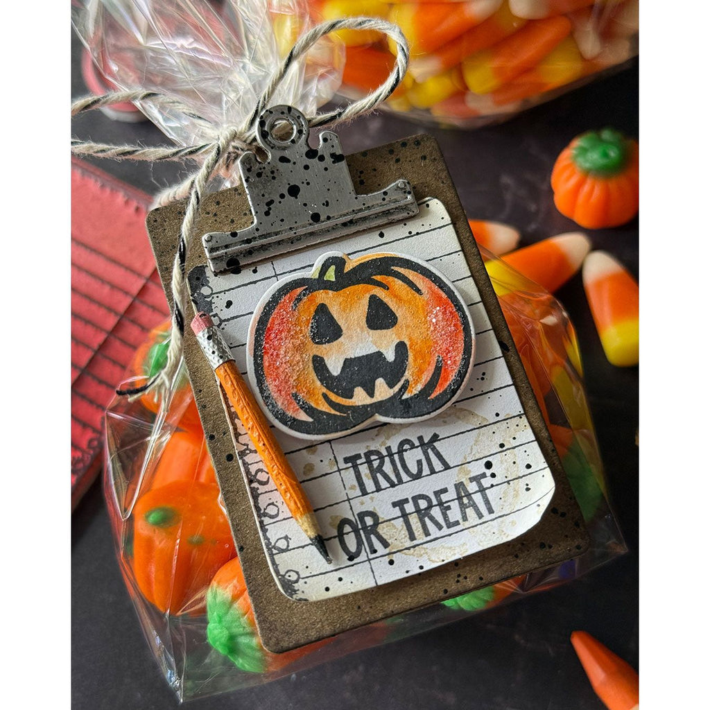 Tim Holtz Sizzix Vault Noteworthy Thinlits Dies Set 666876 pumpkin | color-code:ALT01