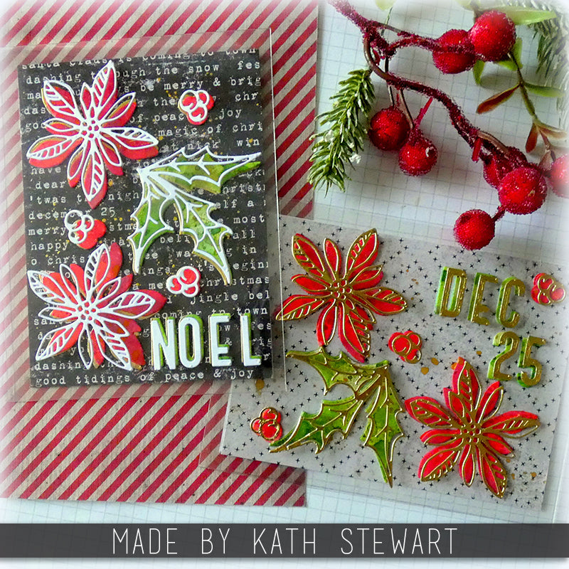 Tim Holtz Sizzix Vault Seasonal Sketch Thinlits Dies 666719 noel