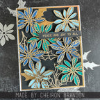 Tim Holtz Sizzix Vault Seasonal Sketch Thinlits Dies 666719 peace and joy