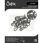 Tim Holtz Sizzix Vault Seasons Greetings A6 Multi Level Embossing Folder 667249