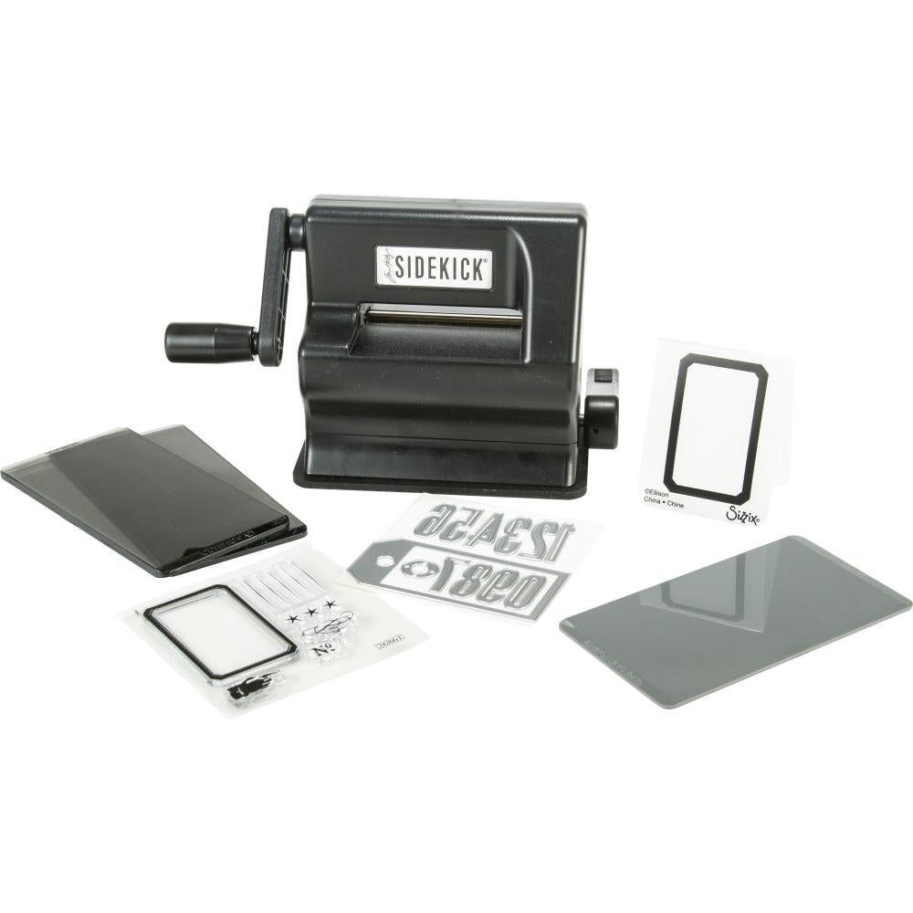 Tim Holtz Sizzix Vault Sidekick Dies with Texture Fade and Sidekick Machine Bundle Plates and Accessories