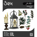 Tim Holtz Sizzix Vault Winter Candlelight Thinlits Dies 667254