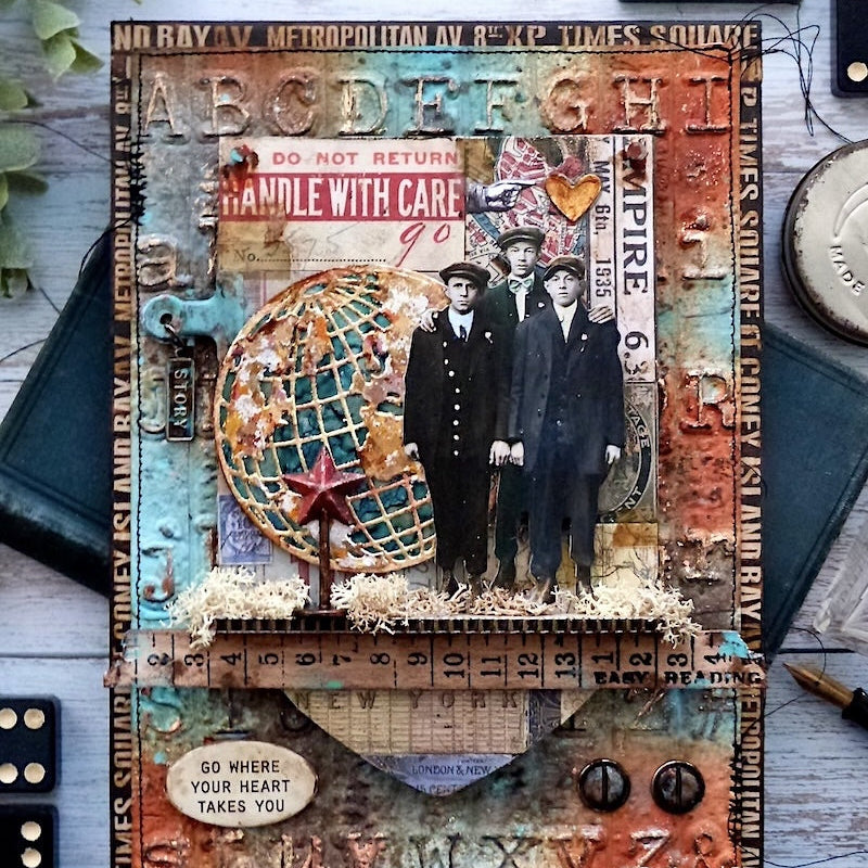 Tim Holtz Sizzix Vault World Travel Thinlits Dies 666606 – Simon