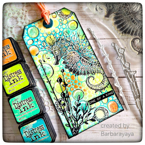 Tim Holtz Sizzix WILDFLOWERS Thinlits Die 661190 bubbles | color-code:ALT01