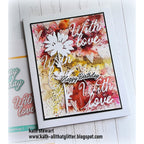 Tim Holtz Sizzix WILDFLOWER STEMS 3 Thinlits Dies 665221 hearts with love happy birthday card kath stewart | color-code:ALT03