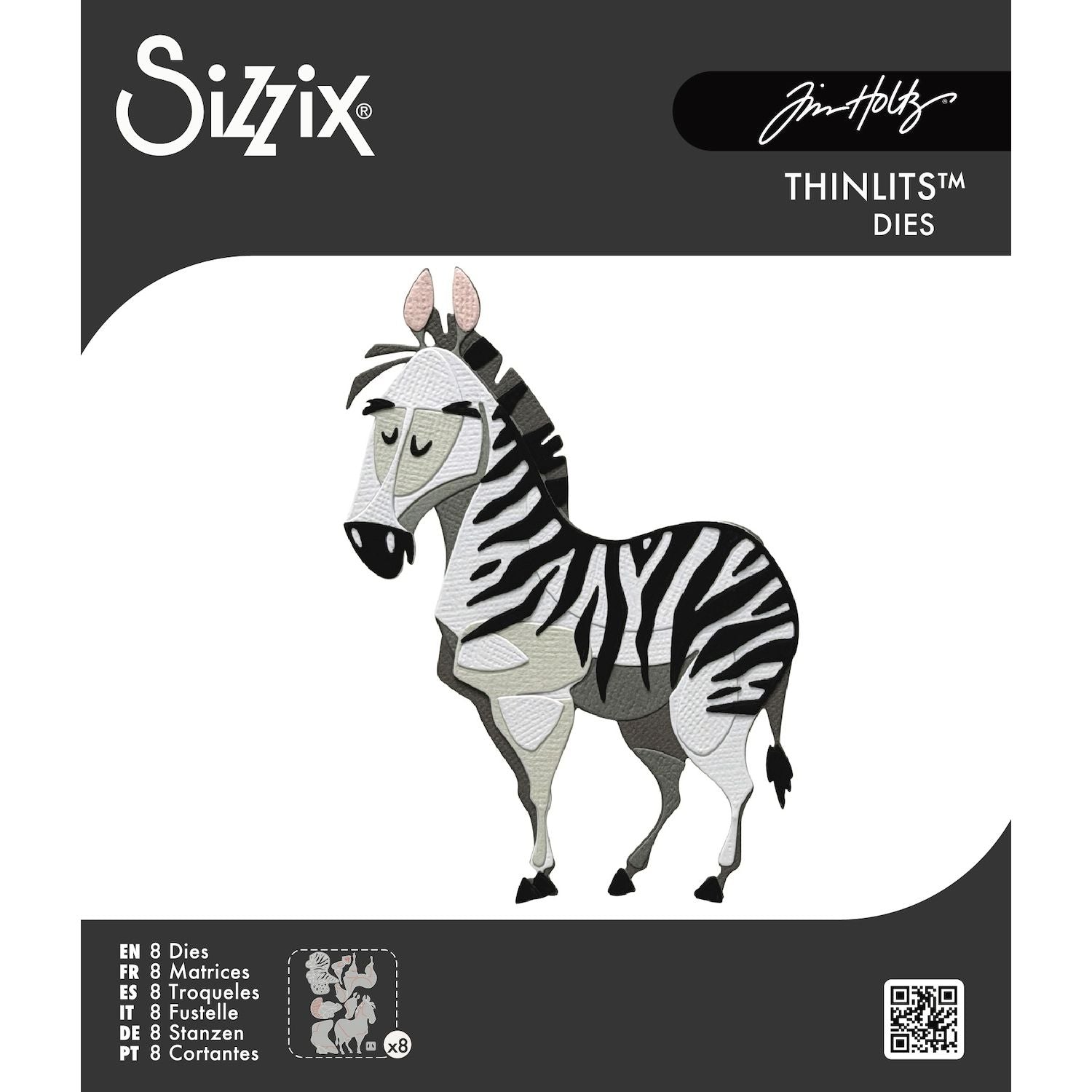 Tim Holtz Sizzix Winifred Colorize Thinlits Dies 664430