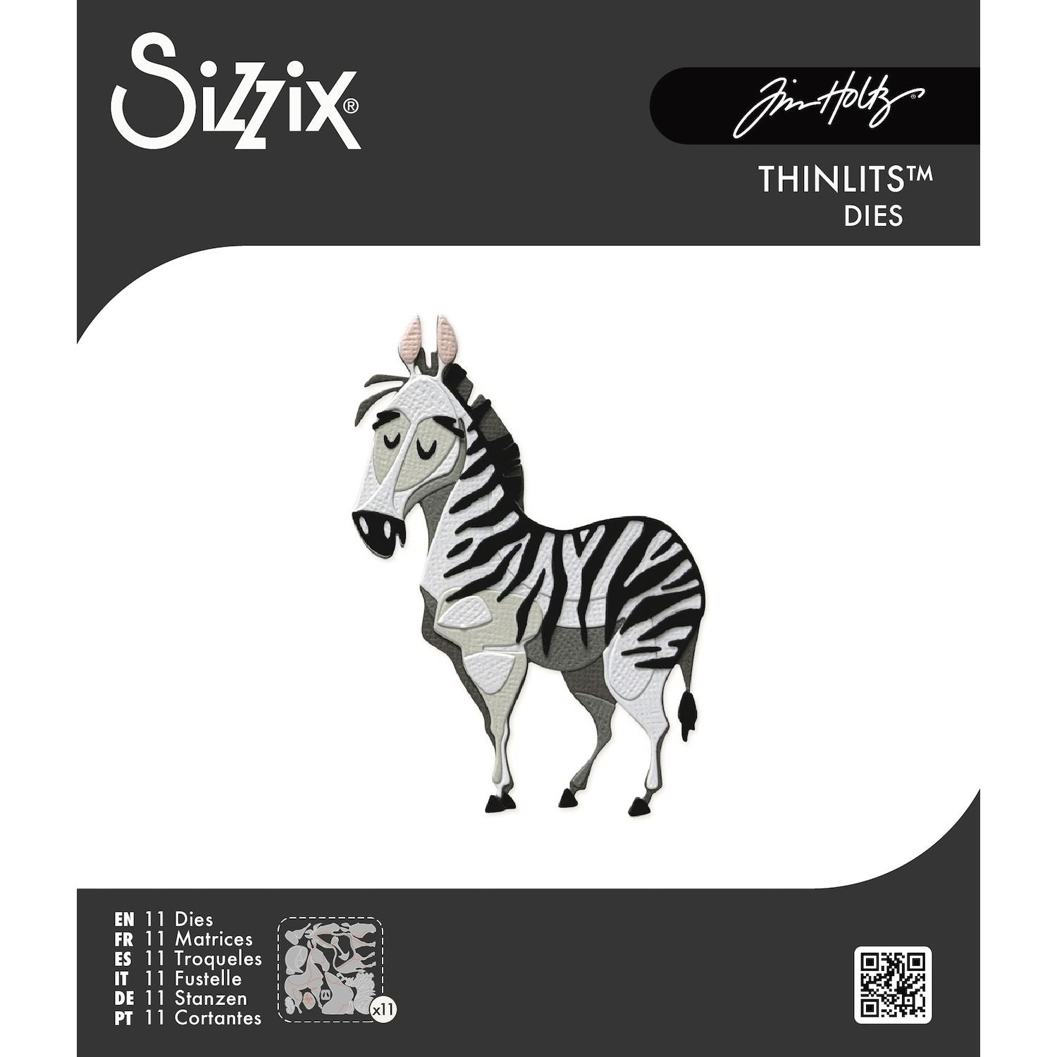 Tim Holtz Sizzix Winifred Mini Colorize Thinlits Dies 667218