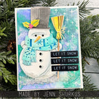 Tim Holtz Sizzix Winston Colorize Thinlits Dies 665569 snow