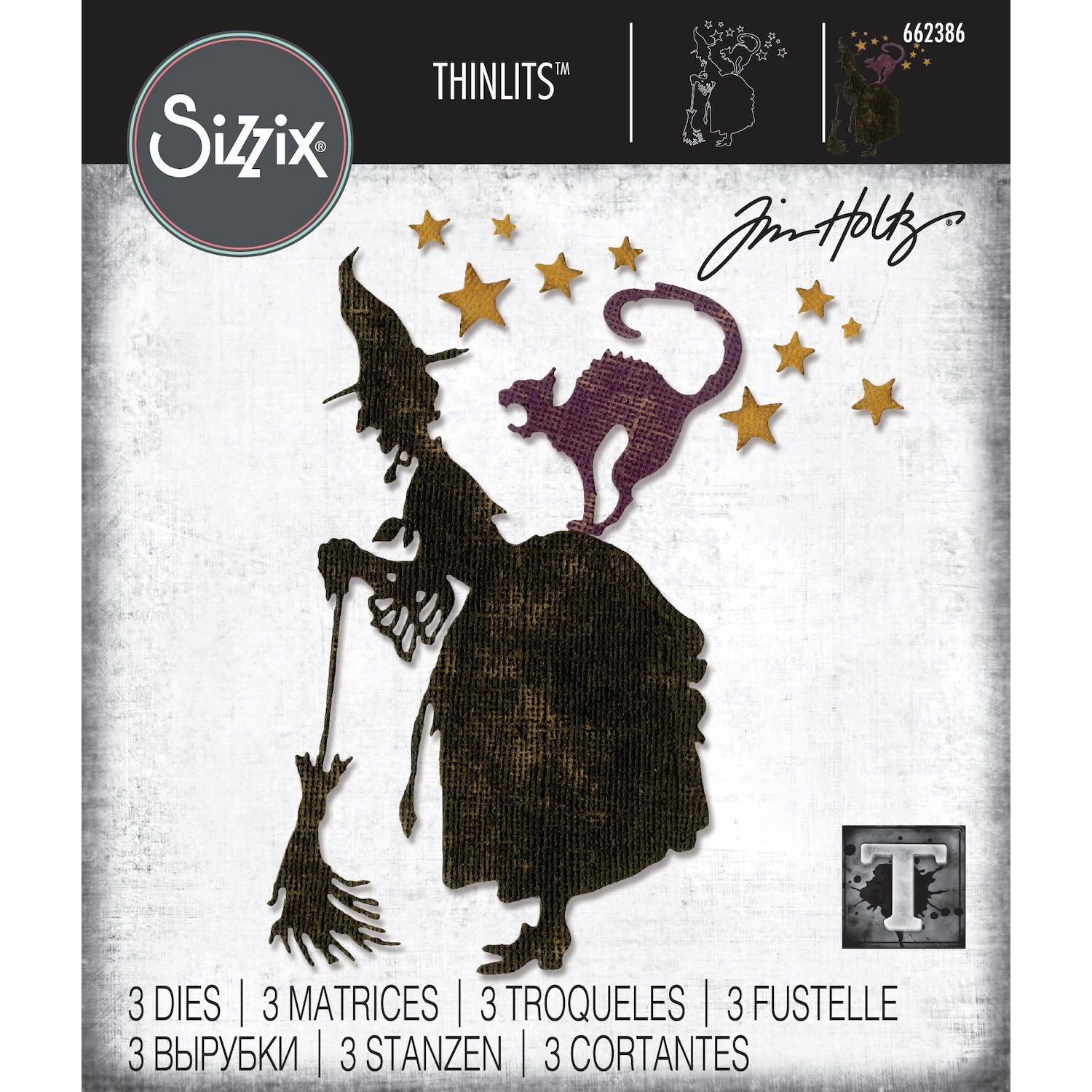 Tim Holtz Sizzix Witchcraft Thinlits Die 662386