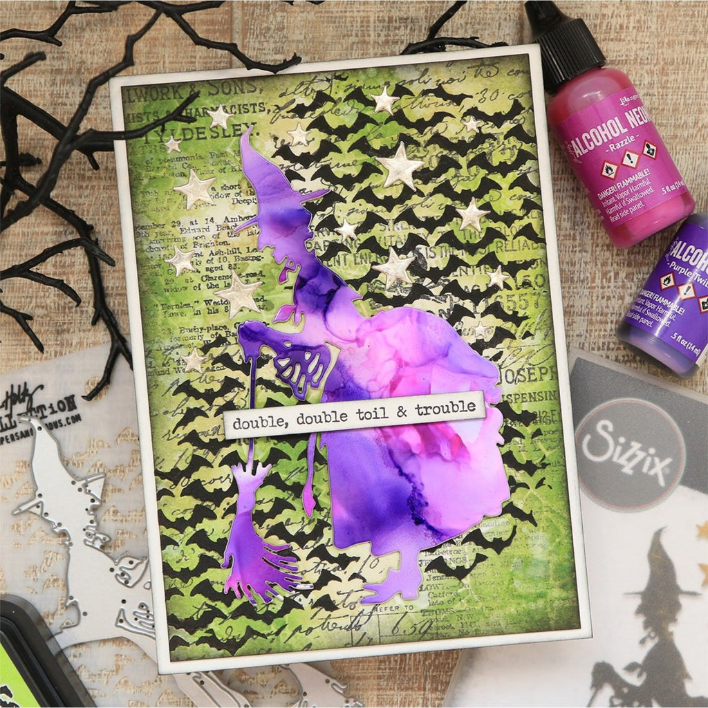 Tim Holtz Sizzix Witchcraft Thinlits Die 662386 bats