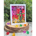 Tim Holtz The Scarecrow Stamps with Simon Says Stamp Dies Bundle setsc26 Barbara Tarayao Trick or Treat Card