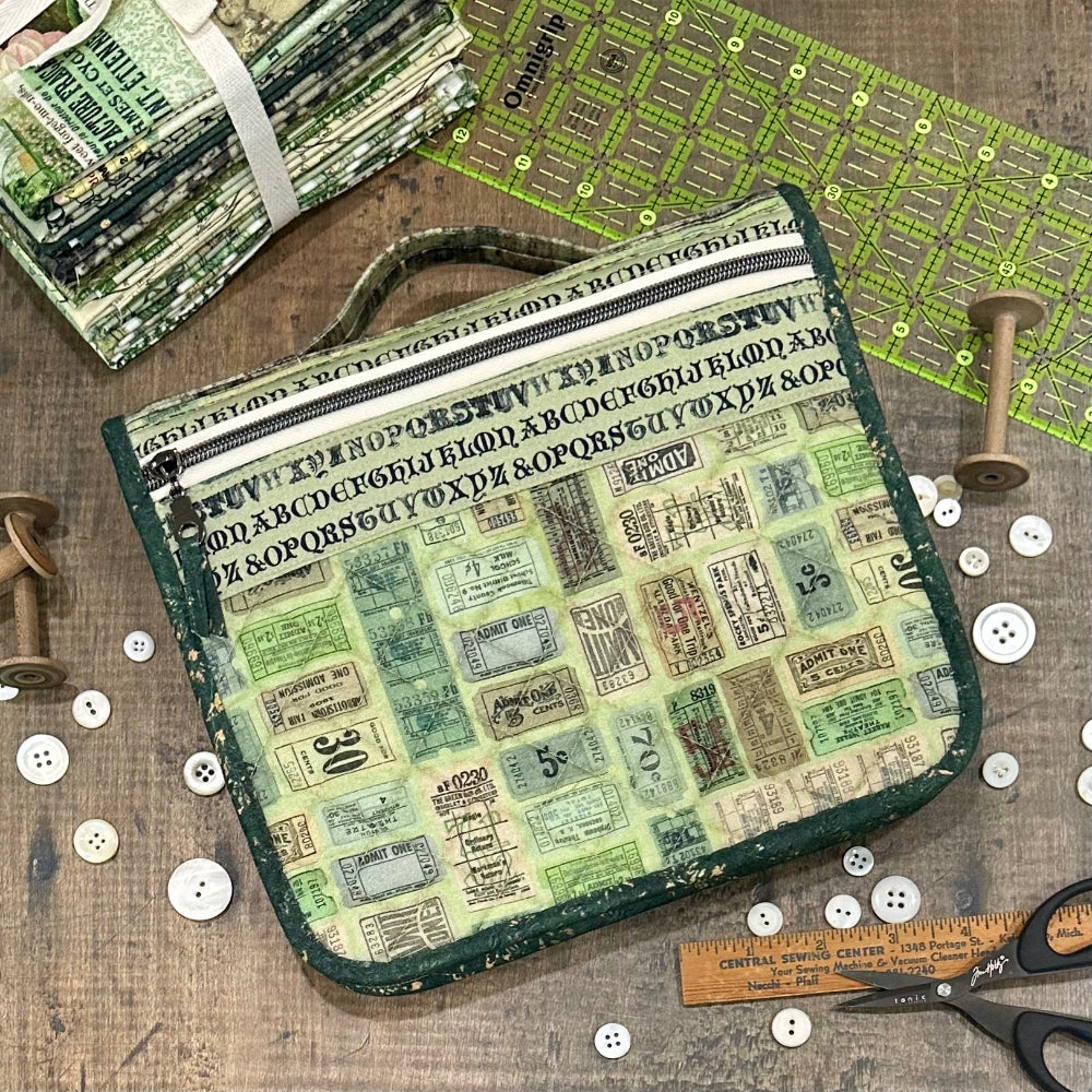 Tim Holtz Tonic 5 inch Haberdashery Scissors 2342e Zip it Up Organizer | color-code:ALT02