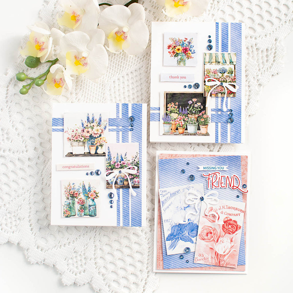 Tim Holtz Tonic Craft Mini Snips Scissors 816e Spring Card Kit Inspiration | color-code:ALT01