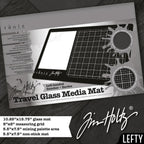 Tim Holtz Tonic Mat On Left Travel Glass Media Mat 2632e