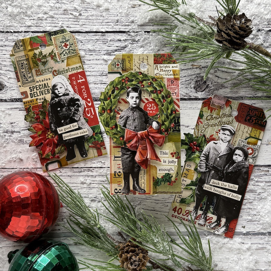 Tim Holtz Tonic Titanium Snip Scissors 817e Christmas Tags | color-code:ALT17