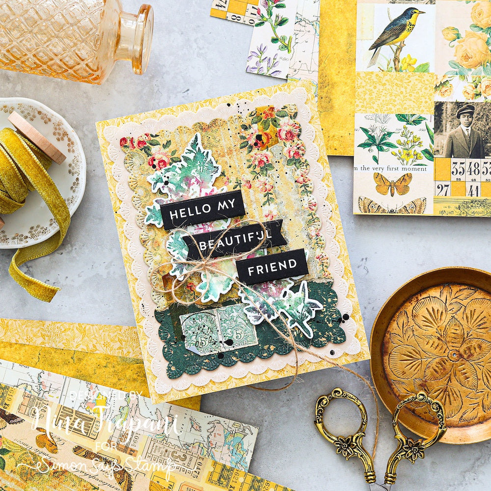 Tim Holtz idea-ology 12 x 12 Palette Paper Collection March 2026 I Want It All Bundle hello