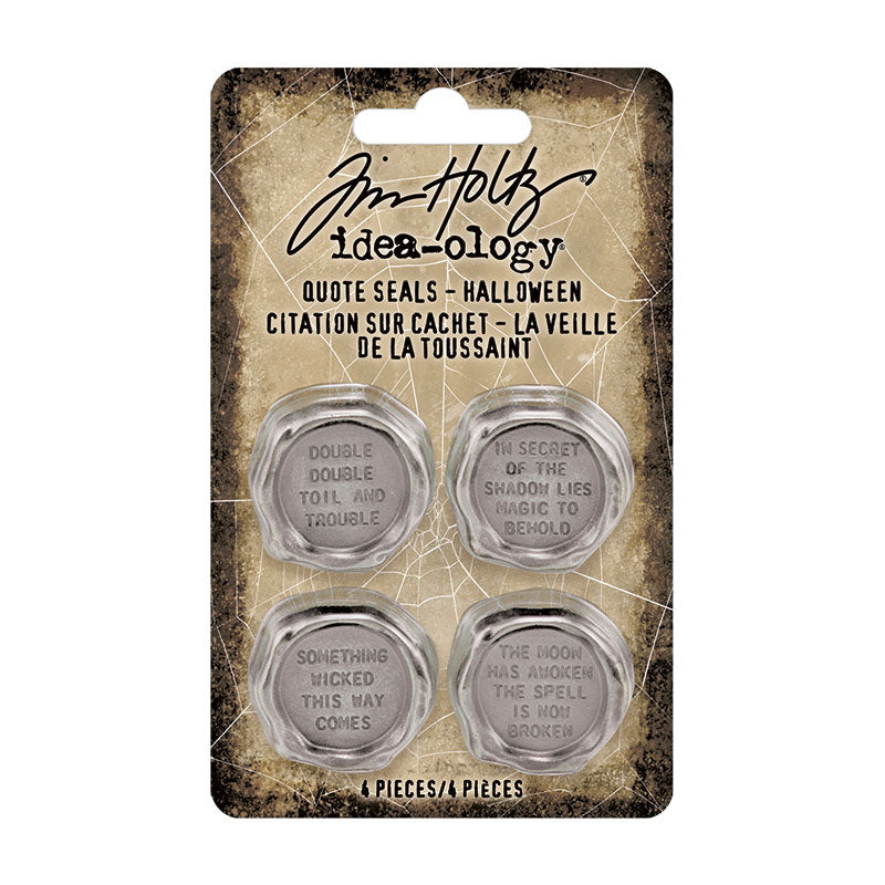 *Tim Holtz idea-ology 2021 HALLOWEEN Quote Seals th94163