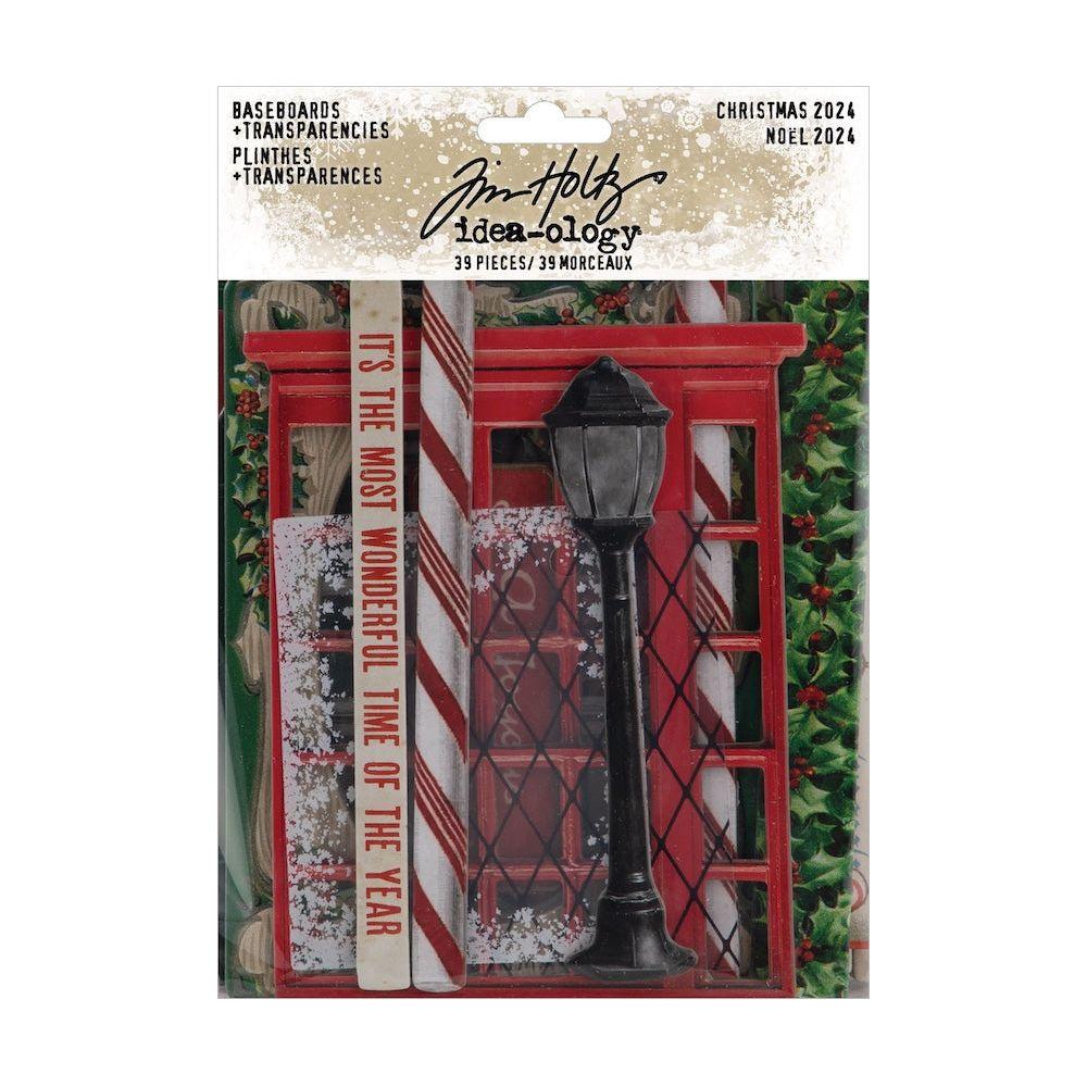 Tim Holtz idea-ology 2024 Christmas Baseboards and Transparencies th94407