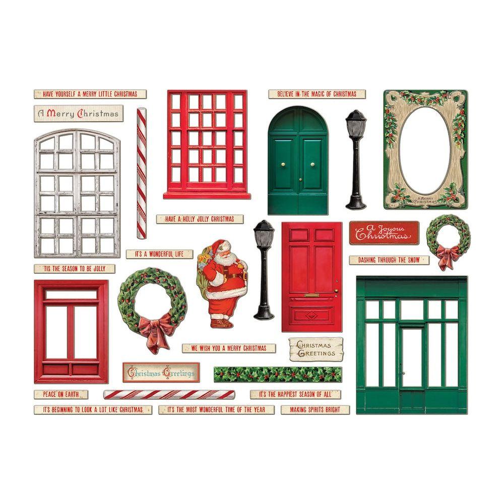 Tim Holtz idea-ology 2024 Christmas Baseboards and Transparencies th94407 base