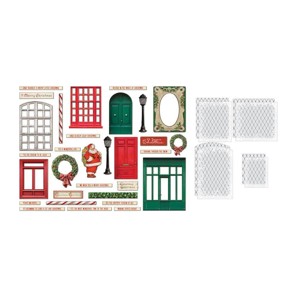Tim Holtz idea-ology 2024 Christmas Baseboards and Transparencies th94407 product