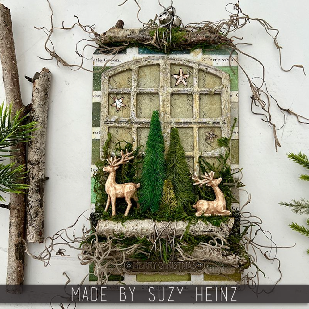 Tim Holtz idea-ology 2024 Christmas Baseboards and Transparencies th94407 suzy