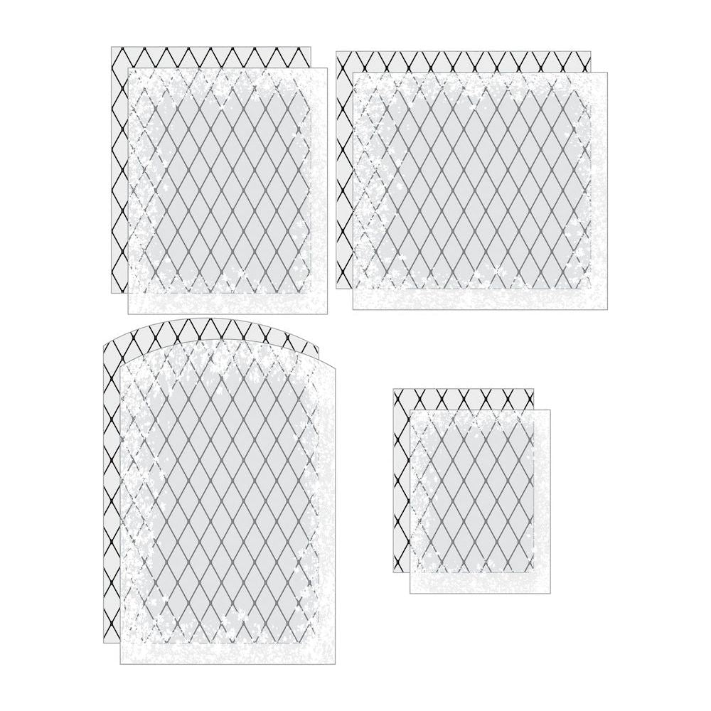 Tim Holtz idea-ology 2024 Christmas Baseboards and Transparencies th94407 window