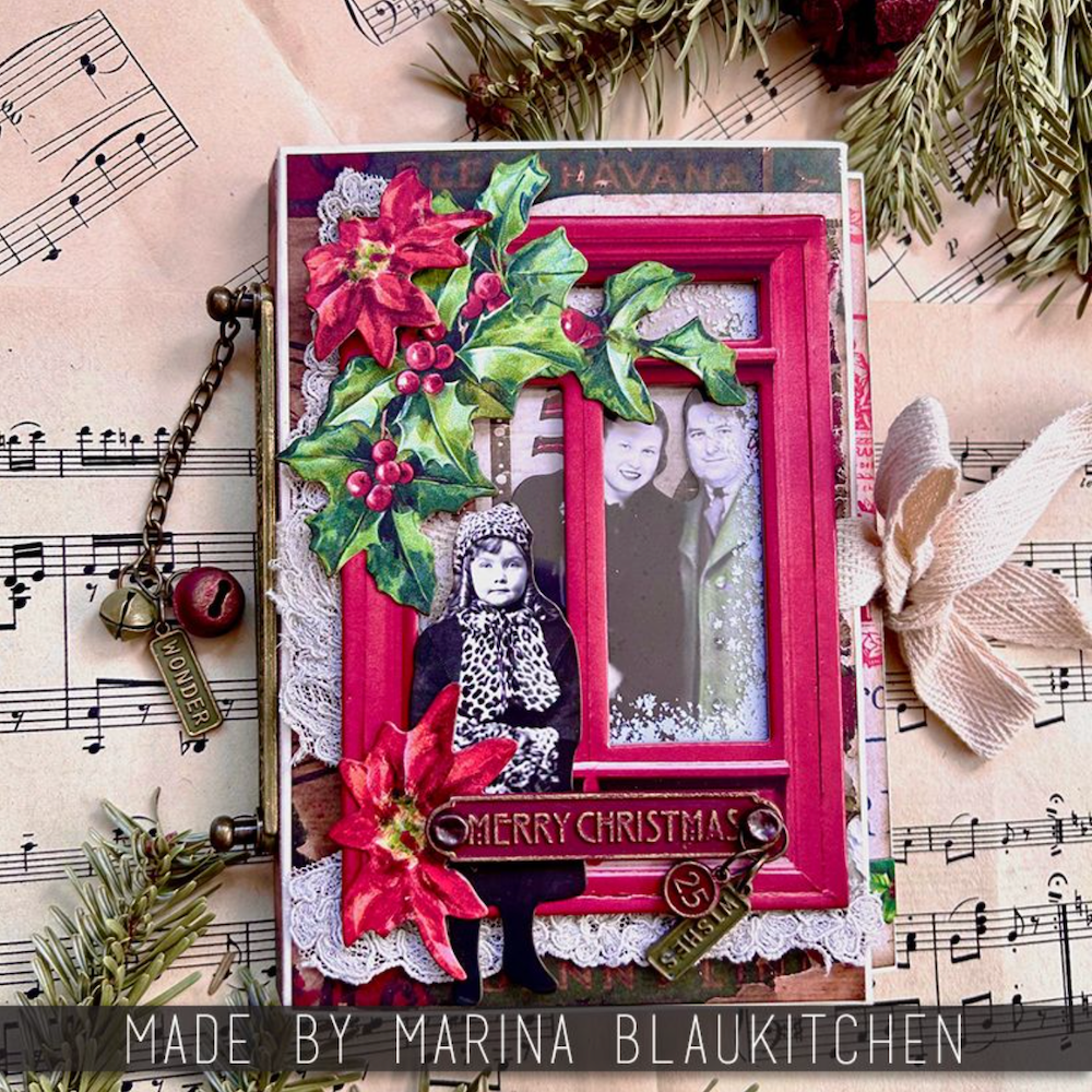 Tim Holtz idea-ology 2024 Christmas Ephemera Pack th94411 marina