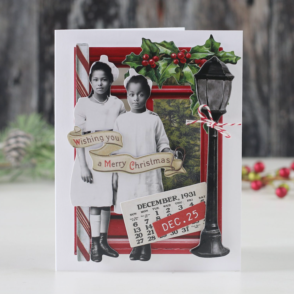 Tim Holtz idea-ology 2024 Christmas Ephemera Pack th94411 merry | color-code:ALT02