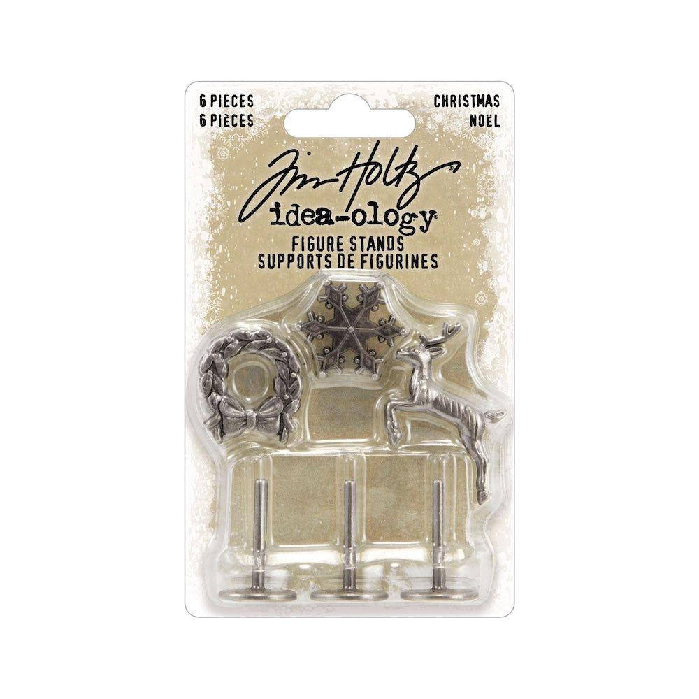 Tim Holtz idea-ology 2024 Christmas Figure Stands th94412