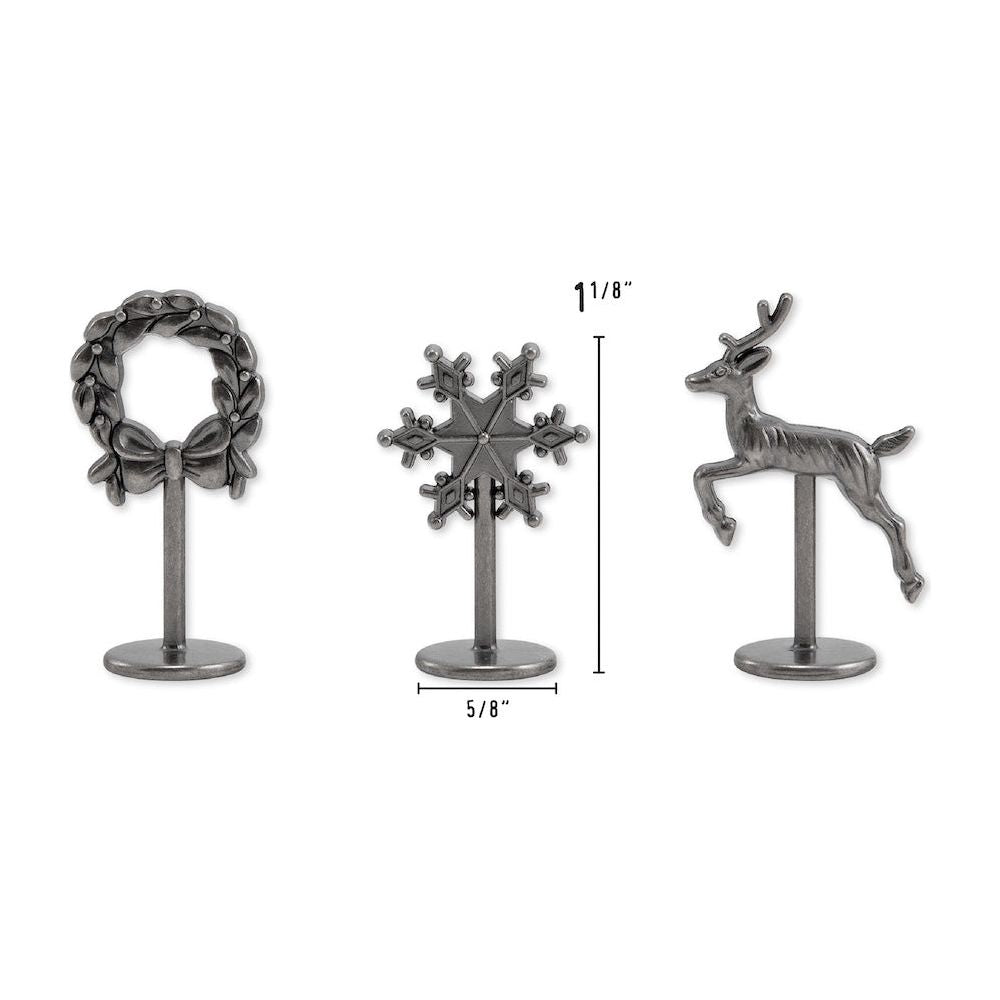 Tim Holtz idea-ology 2024 Christmas Figure Stands th94412 size