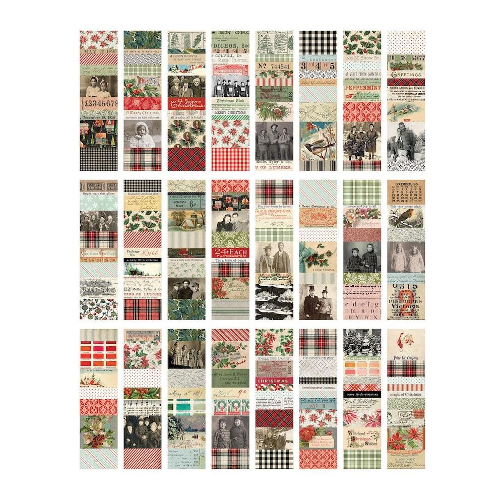 Tim Holtz idea-ology 2024 Christmas Large Collage Strips th94410 product