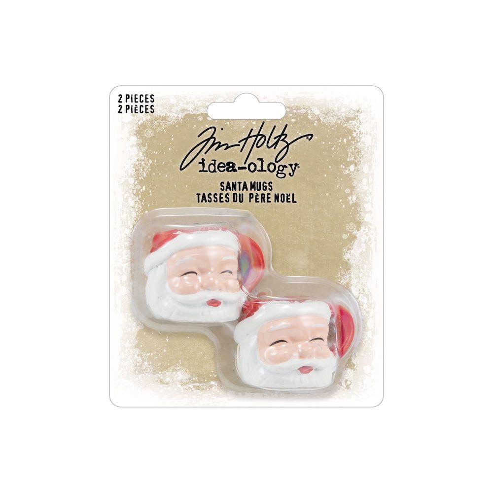 Tim Holtz idea-ology 2024 Christmas Santa Mug th94419